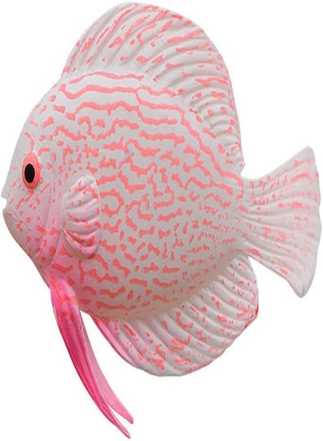 VAYINATO® 2 Pcs Artificial Silicon Floating Simulating Fake for Aquarium Decorations | Looks Like Real | No Harm to Fish | No Colour Fade (Discus Fish) by Petzlifeworld - Image 2